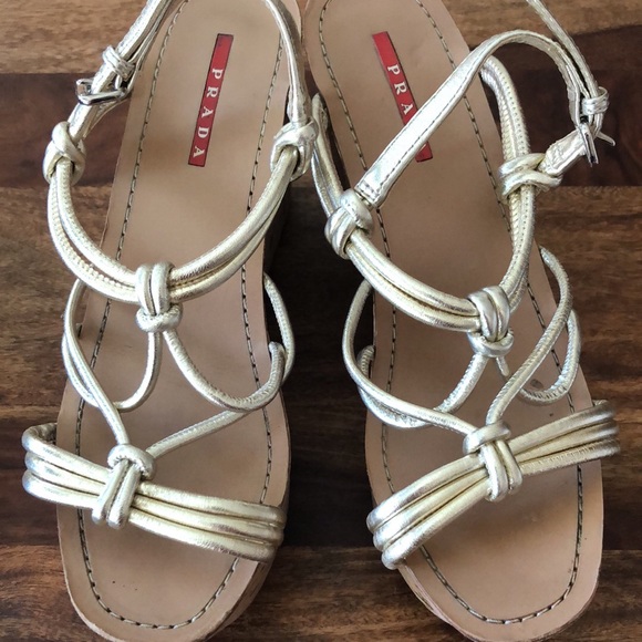 Prada Wedge Sandals - Women - Picture 2 of 2